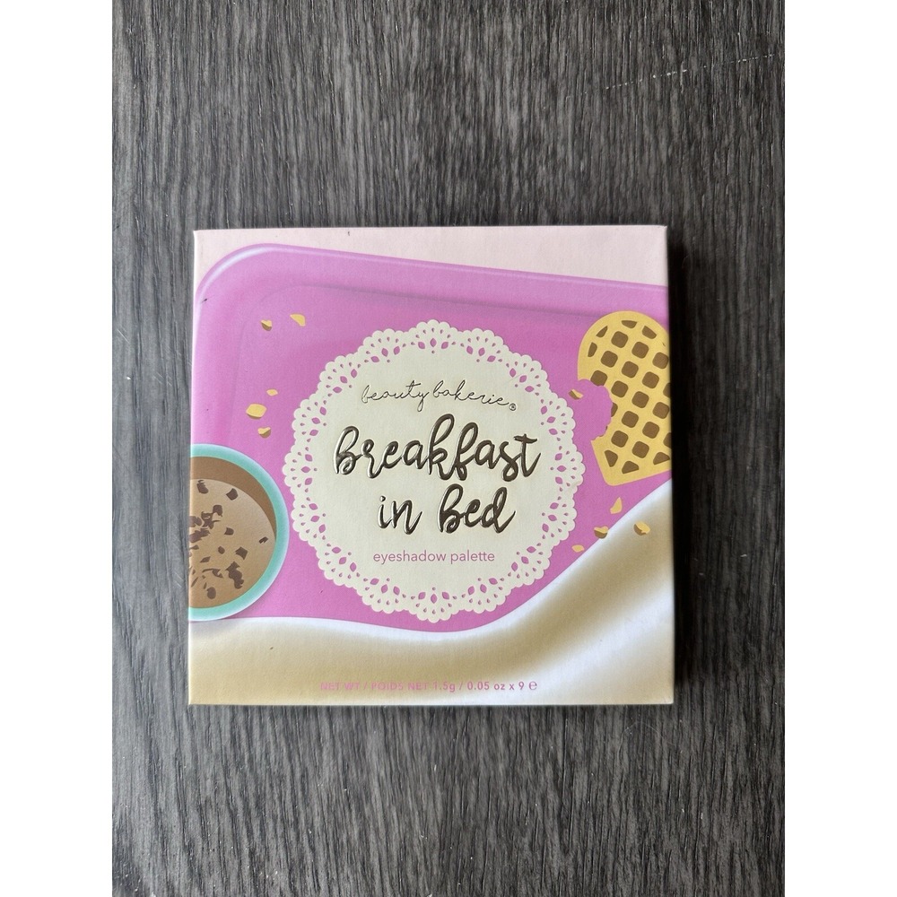 Beauty Bakerie Breakfast In Bed Eyeshadow Palette. 9 Shades.